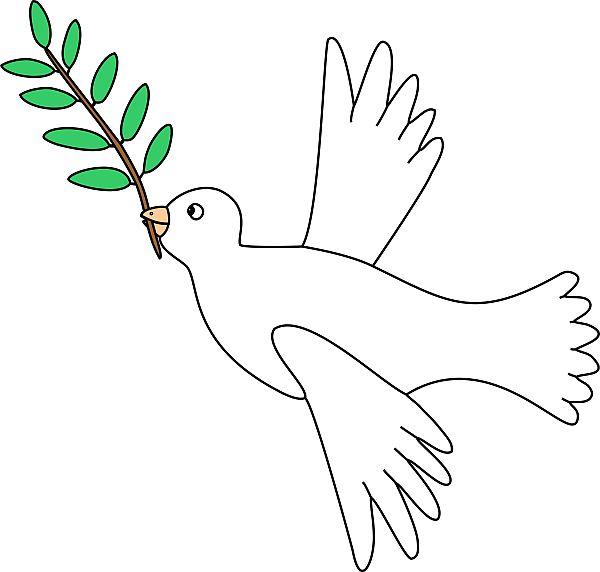 Kinderkrippe Weiße Taube