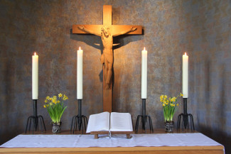 Altar Dorfkirche Bernlohe